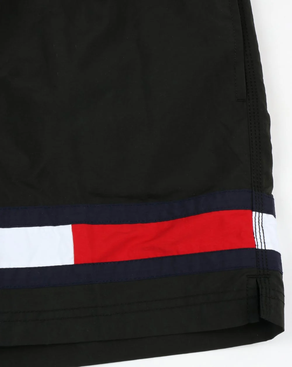 Tommy Hilfiger Flag Leg Swim Shorts Black - Image 3