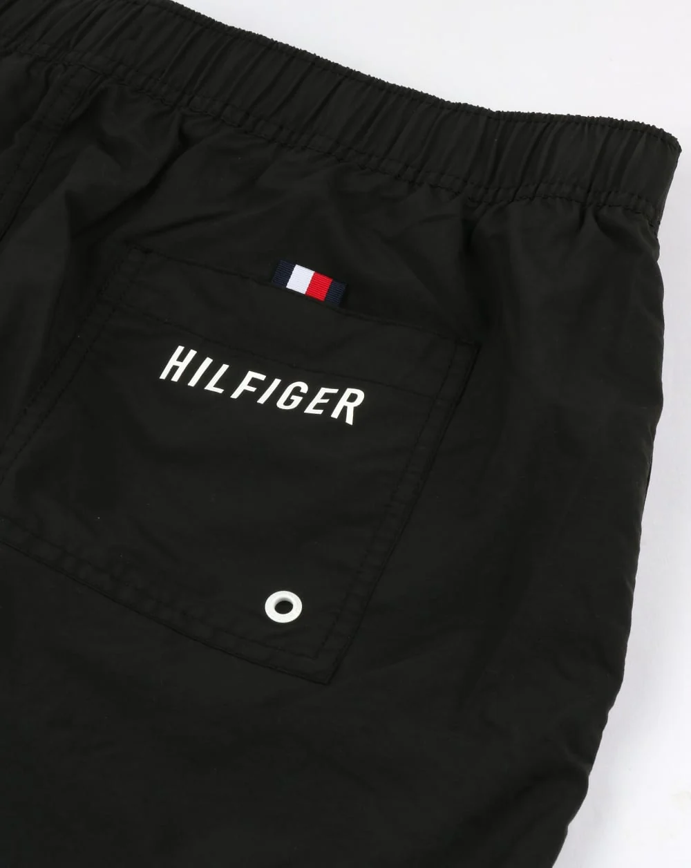 Tommy Hilfiger Flag Leg Swim Shorts Black - Image 4
