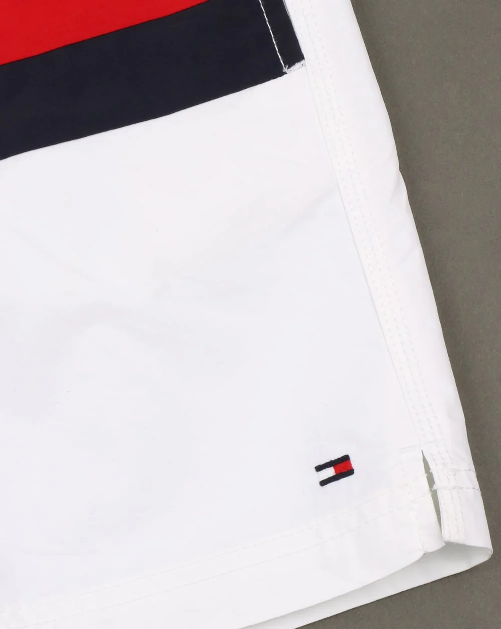 Tommy Hilfiger Flag Swim Shorts Bright White - Image 3