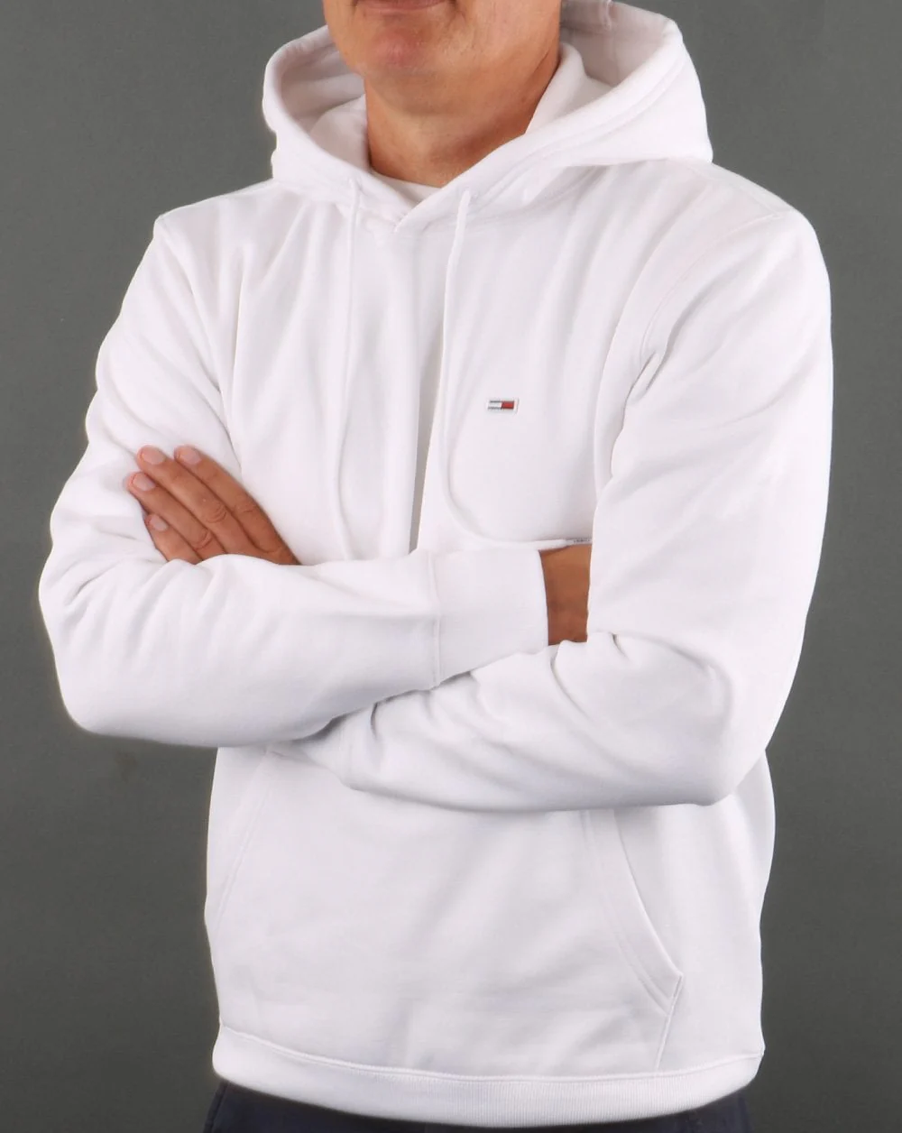 Tommy Hilfiger Fleece Hoody White