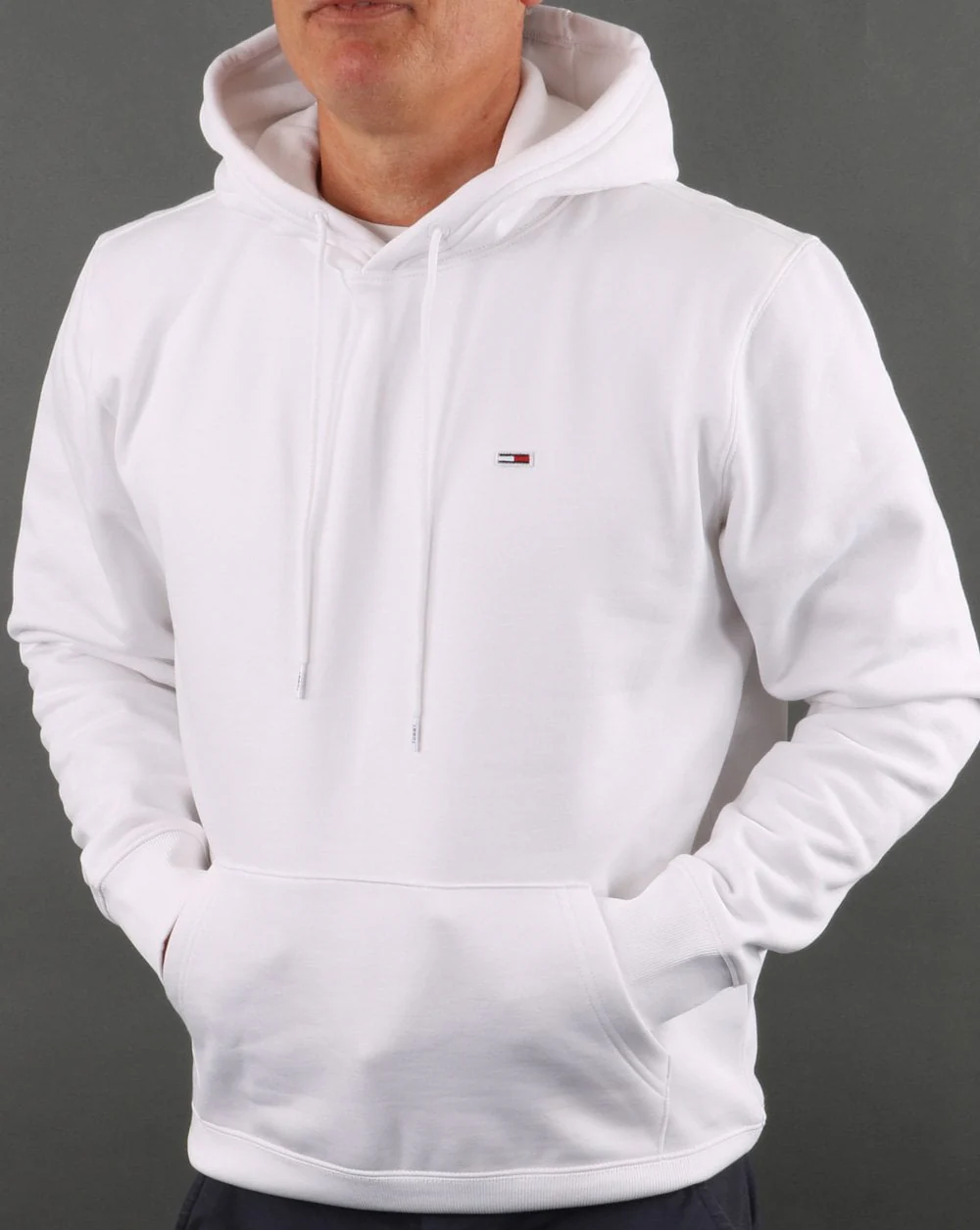 Tommy Hilfiger Fleece Hoody White - Image 4