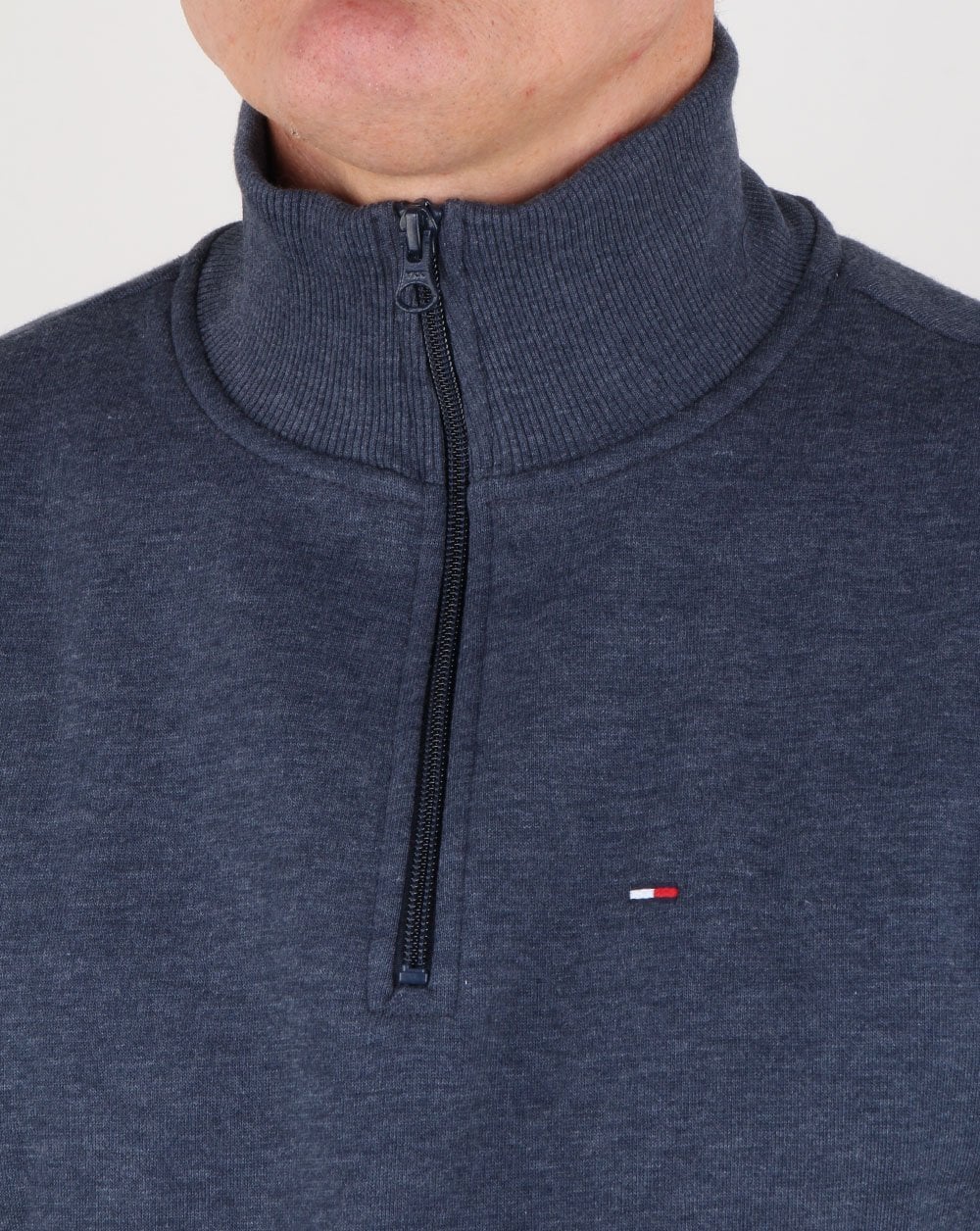 Tommy Hilfiger Half Zip Jumper Navy - Image 2