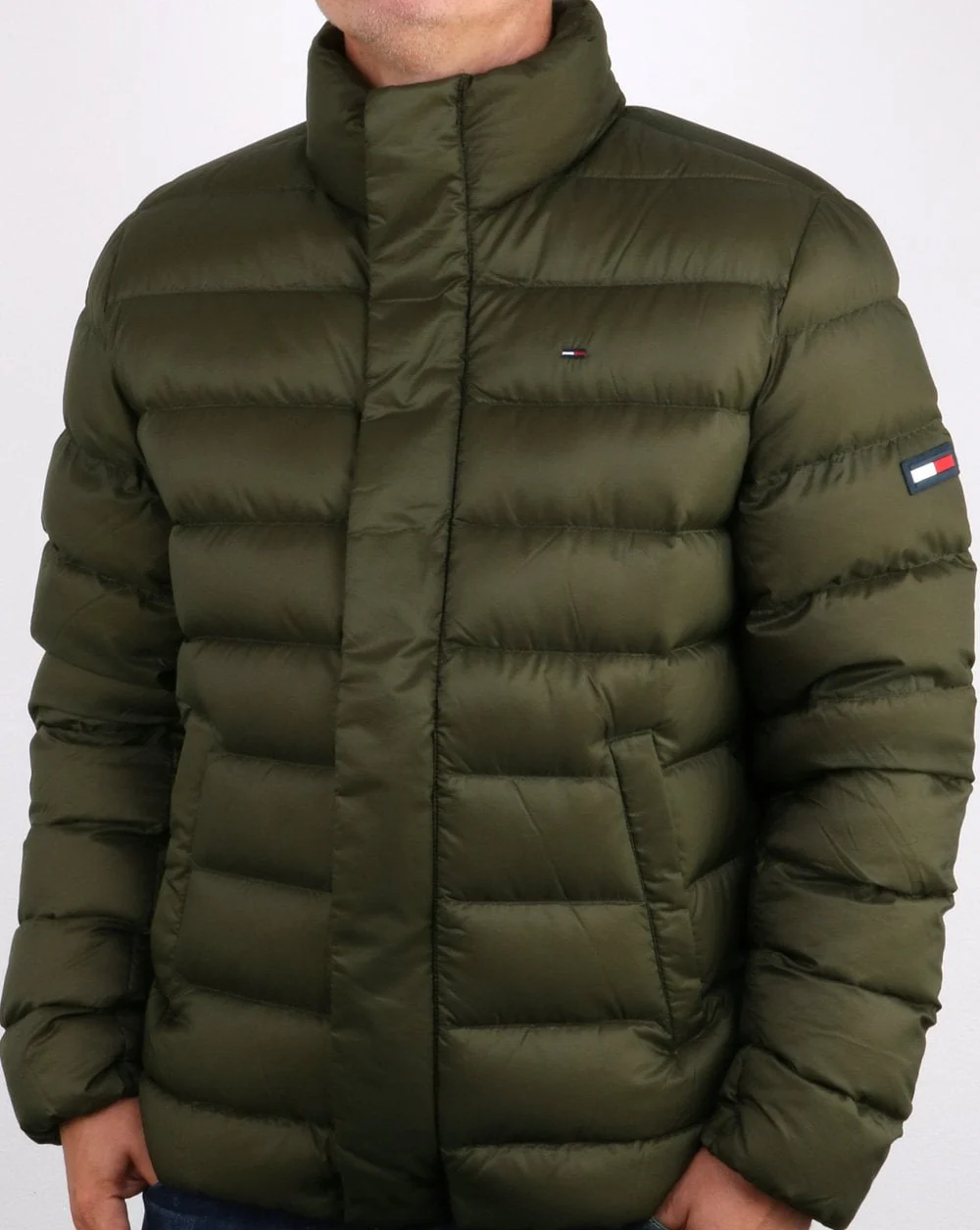 Tommy Hilfiger Light Down Jacket Forest Night - Image 2