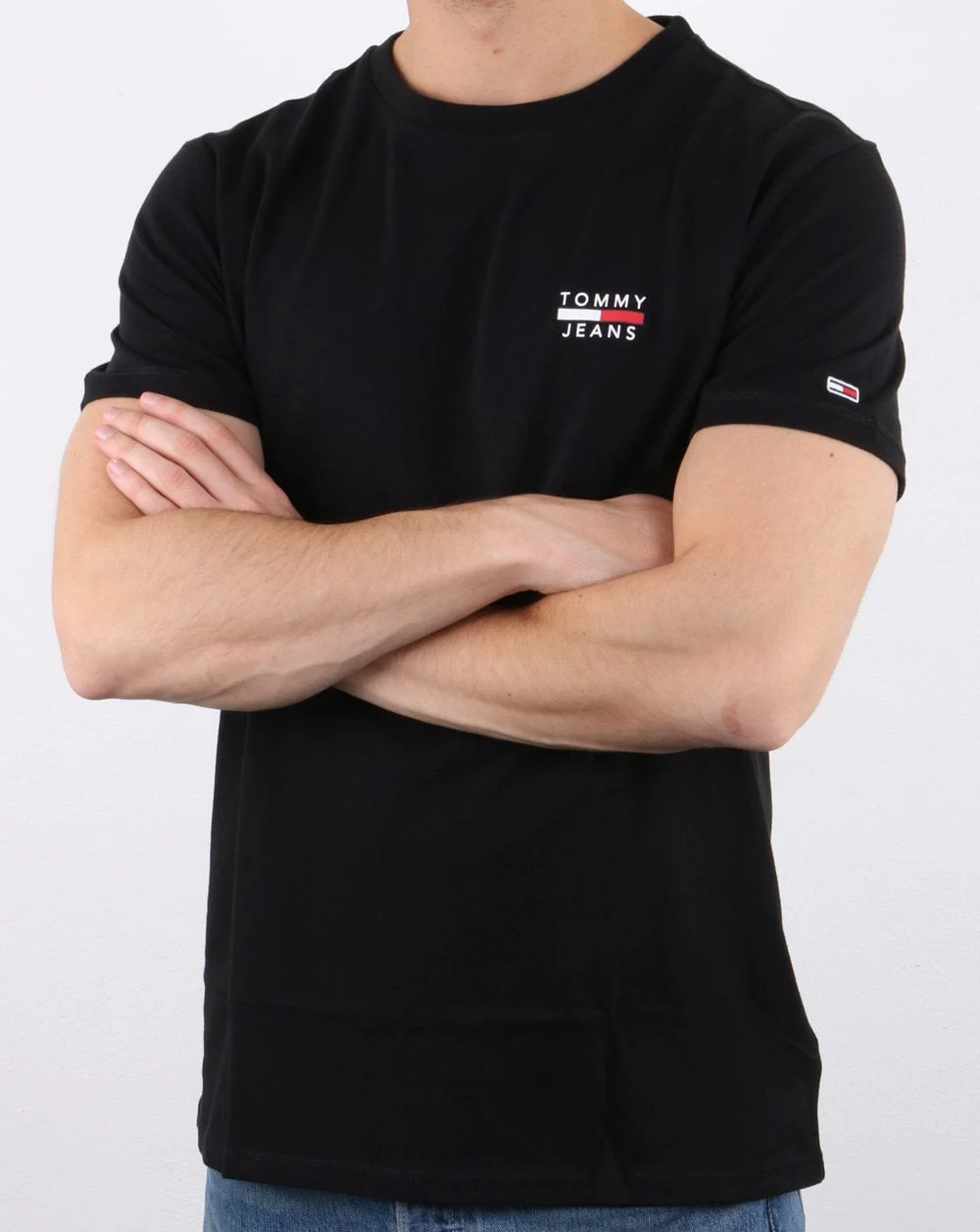 Tommy Hilfiger Logo T-shirt Black - Image 3