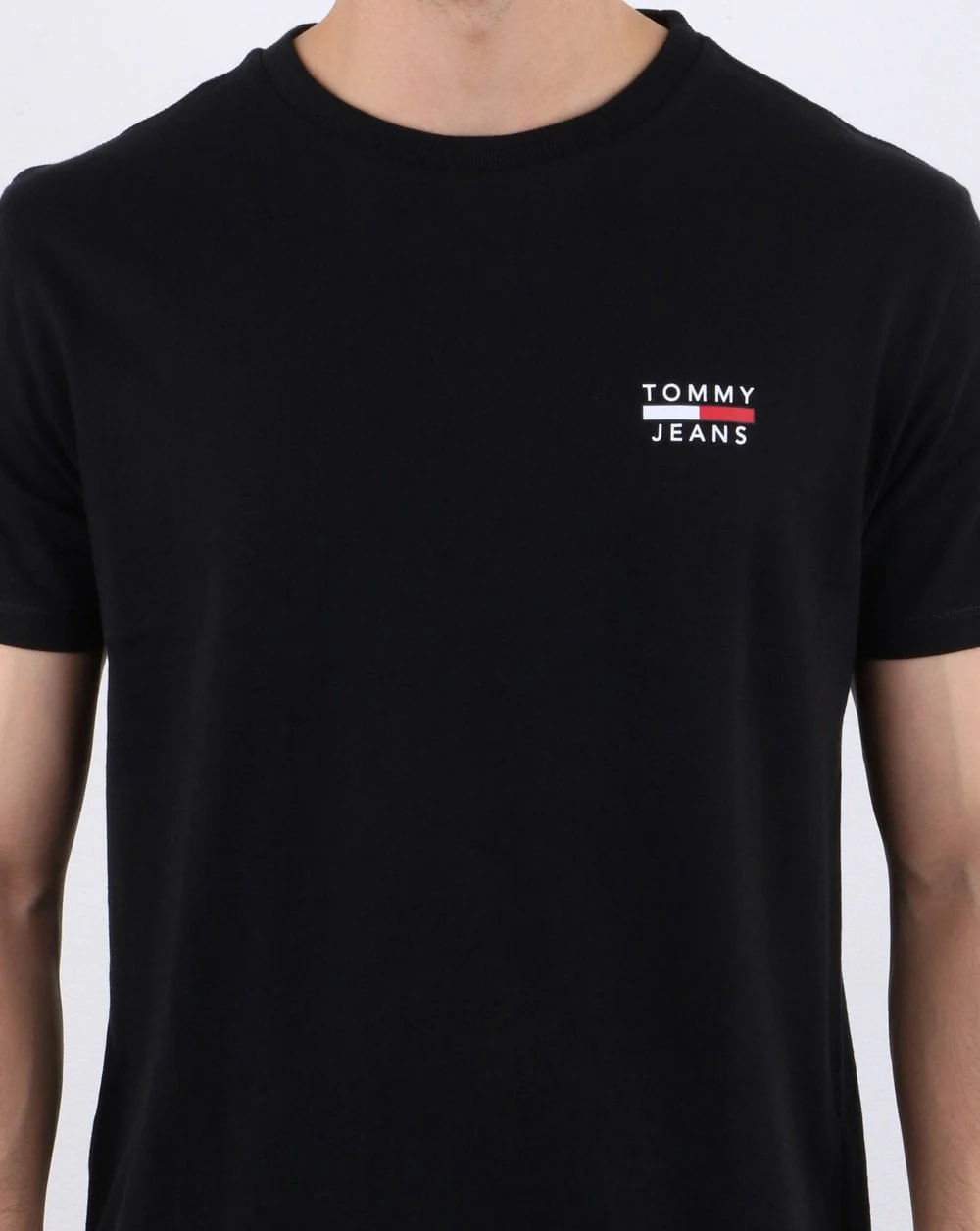 Tommy Hilfiger Logo T-shirt Black - Image 4