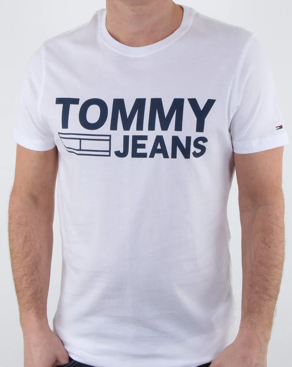 Tommy Hilfiger Logo T Shirt Classic White