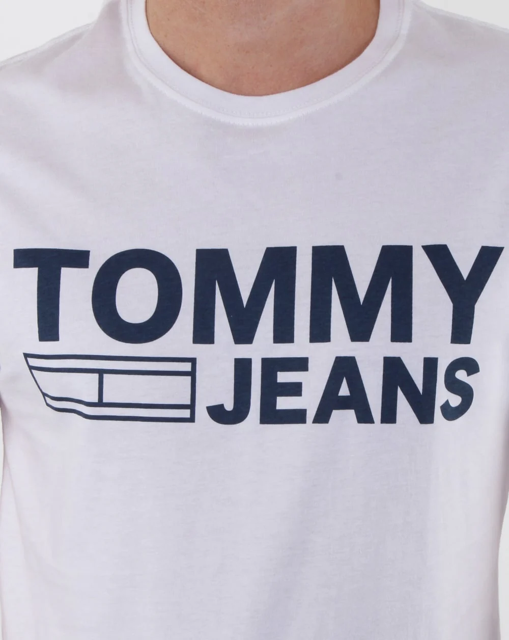 Tommy Hilfiger Logo T Shirt Classic White - Image 2