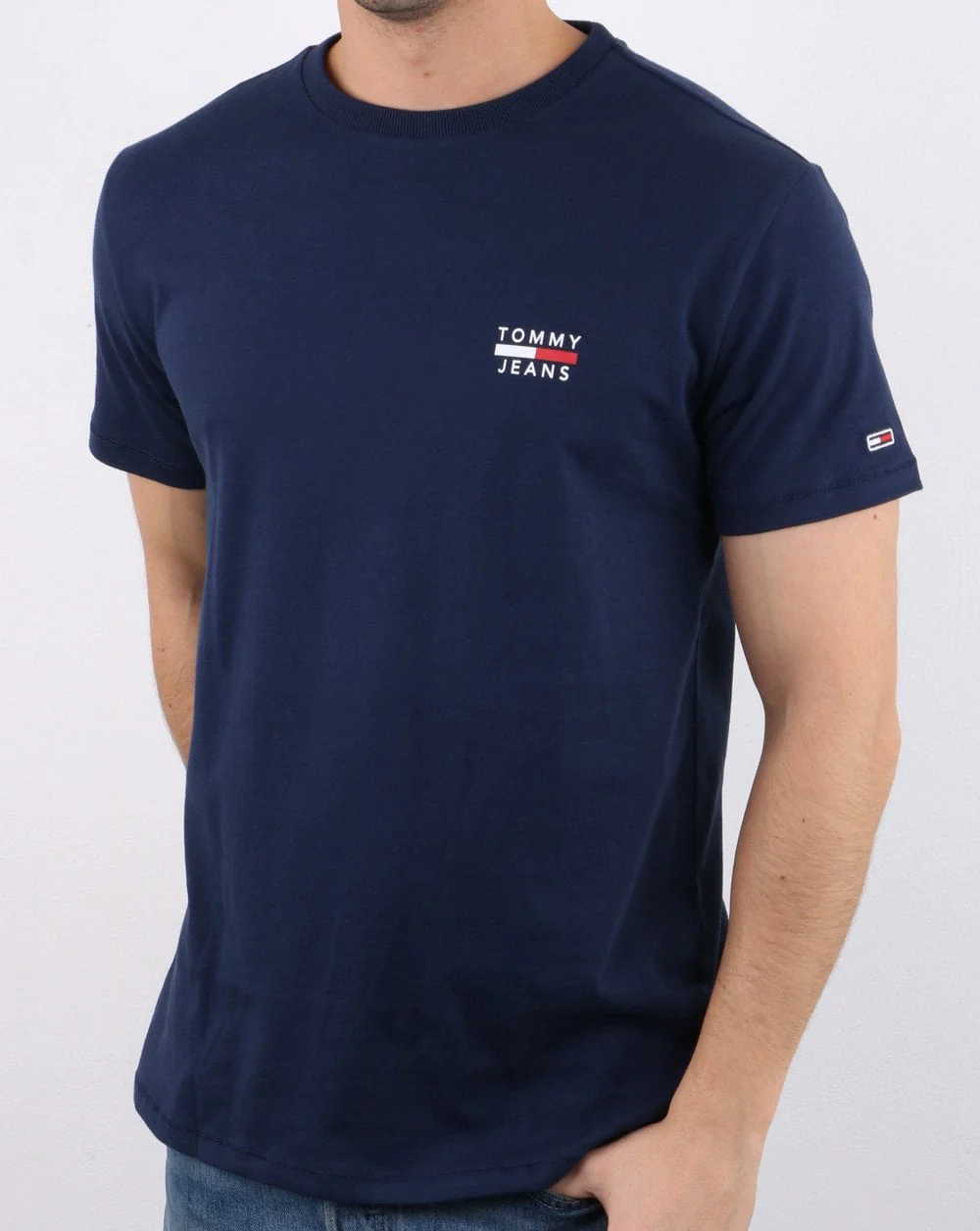 Tommy Hilfiger Logo T-shirt Navy - Image 2