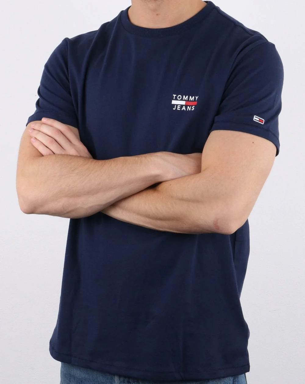 Tommy Hilfiger Logo T-shirt Navy - Image 3