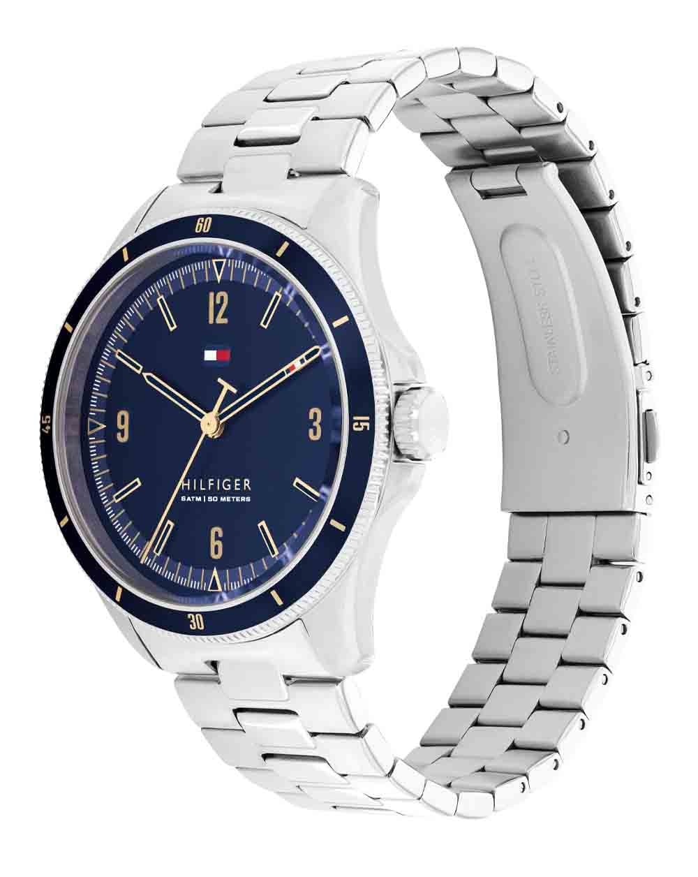 Tommy Hilfiger Maverick Watch Silver/Navy - Image 2