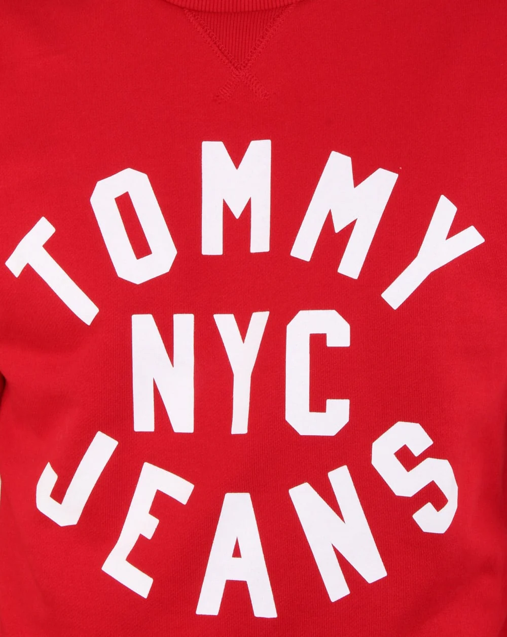 Tommy Hilfiger Nyc Logo Sweatshirt Racing Red - Image 2