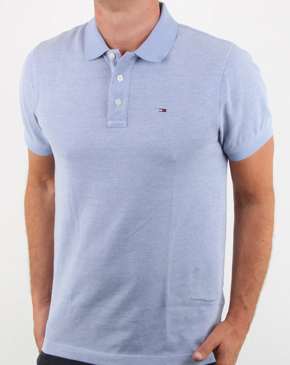 Tommy Hilfiger Oxford Polo Blue - Image 4