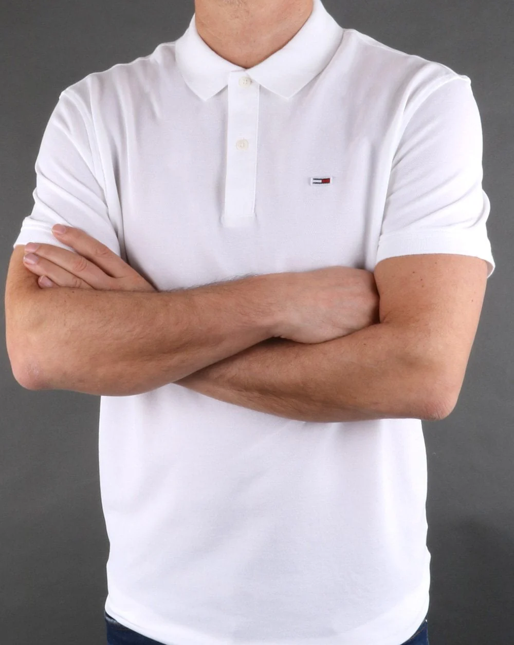 Tommy Hilfiger Polo Shirt Classic White - Image 2