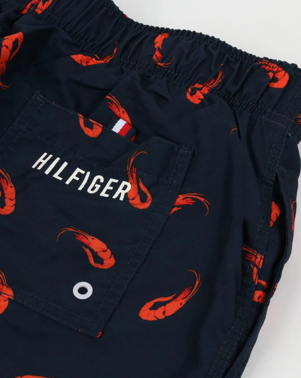 Tommy Hilfiger Shrimp Print Swim Shorts Navy - Image 4