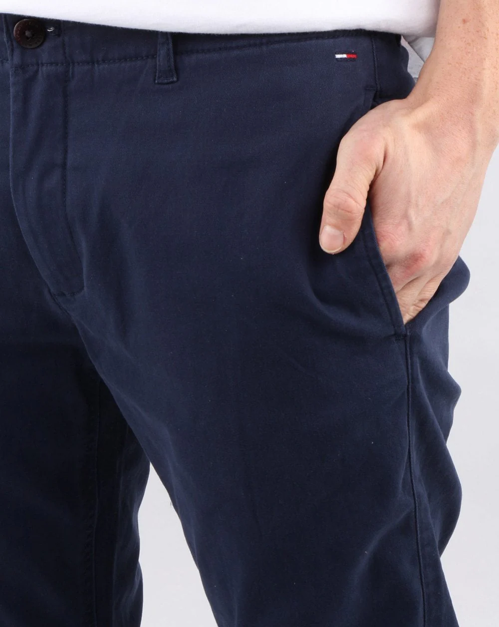 Tommy Hilfiger Slim Fit Chinos Navy - Image 2