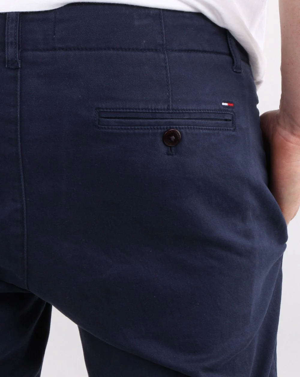 Tommy Hilfiger Slim Fit Chinos Navy - Image 4