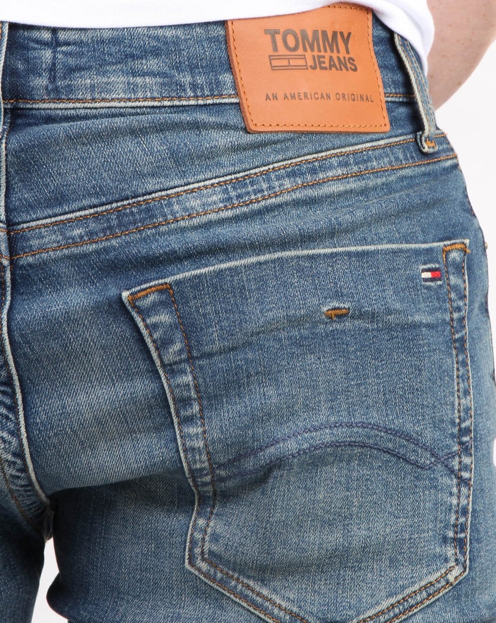 Tommy Hilfiger Slim Scanton Jeans Dakota Mid Blue - Image 4