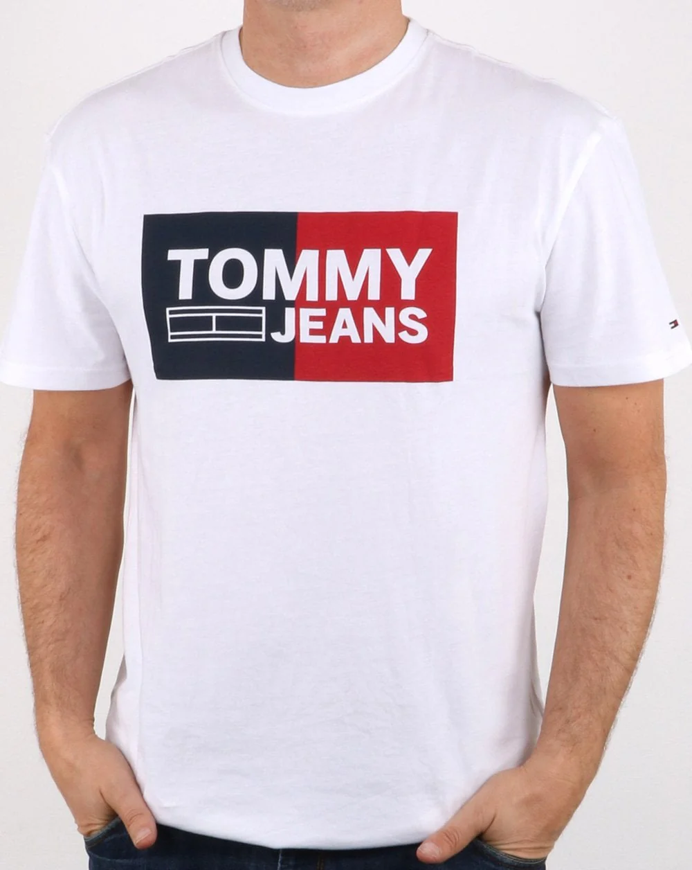 Tommy Hilfiger Split Box T-shirt Classic White - Image 2
