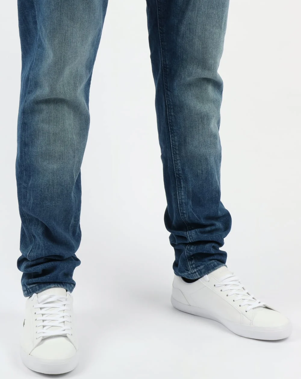Tommy Hilfiger Steve Slim Tapered Fit Jeans Berry Mid Blue Comfort - Image 3