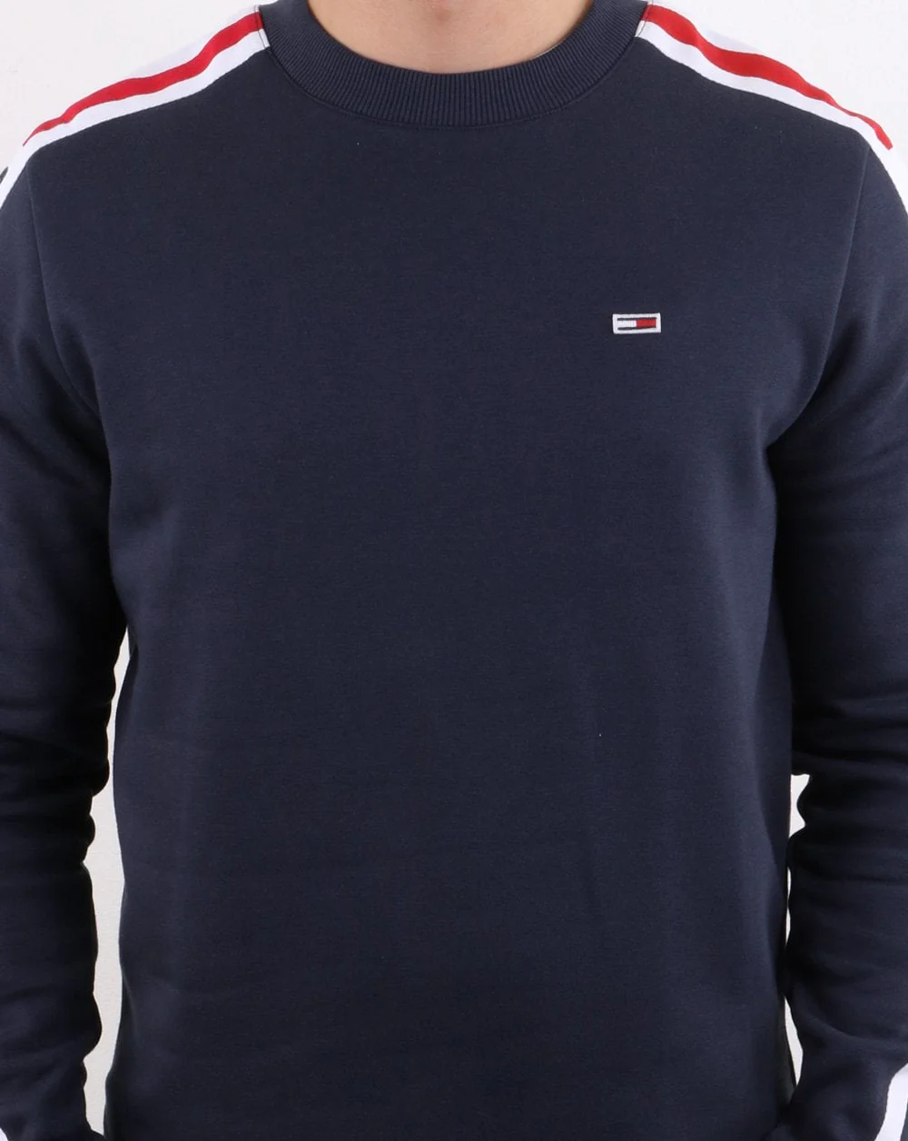 Tommy Hilfiger Tape Sweatshirt Navy - Image 5
