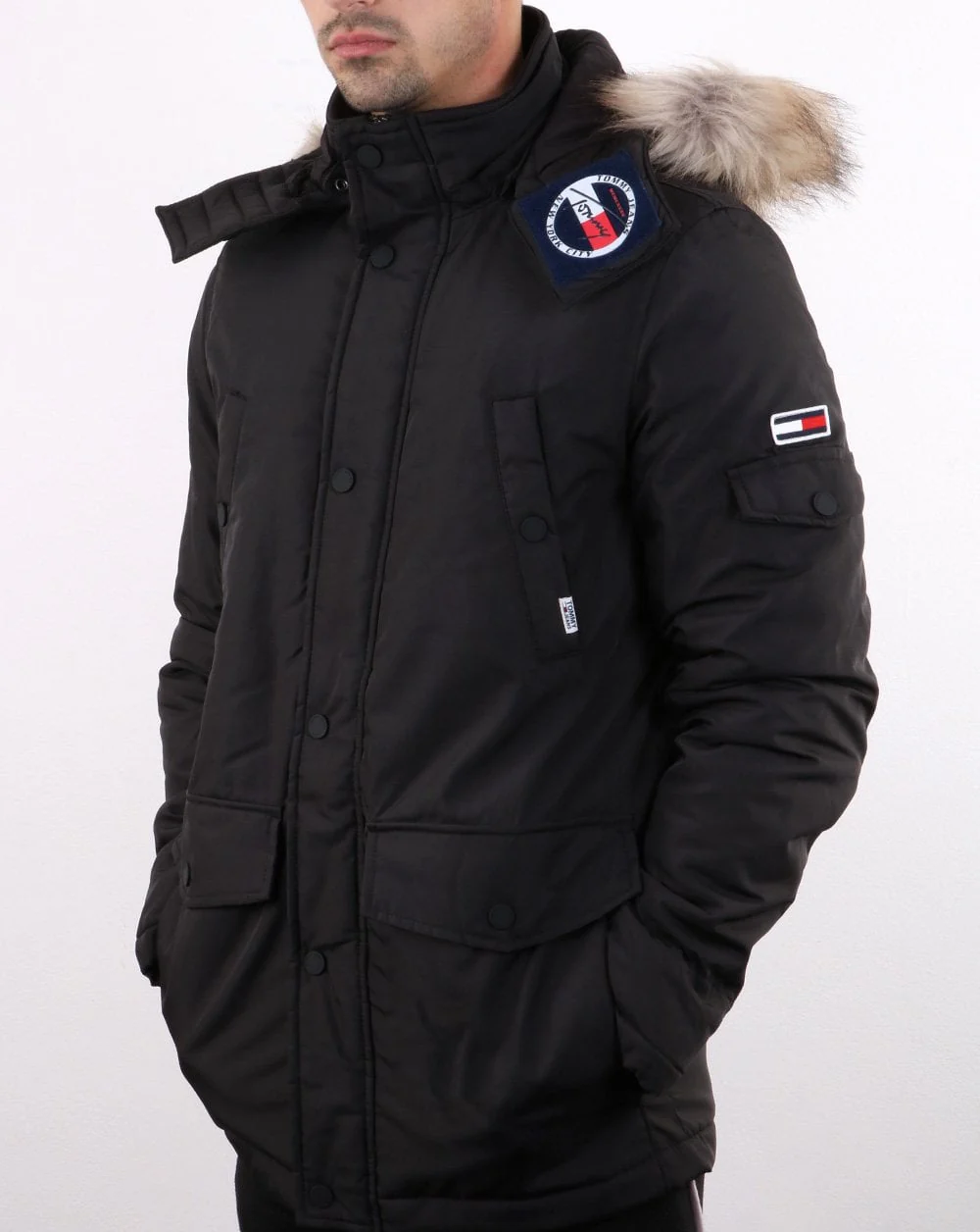 Tommy Hilfiger Technical Parka Black - Image 4