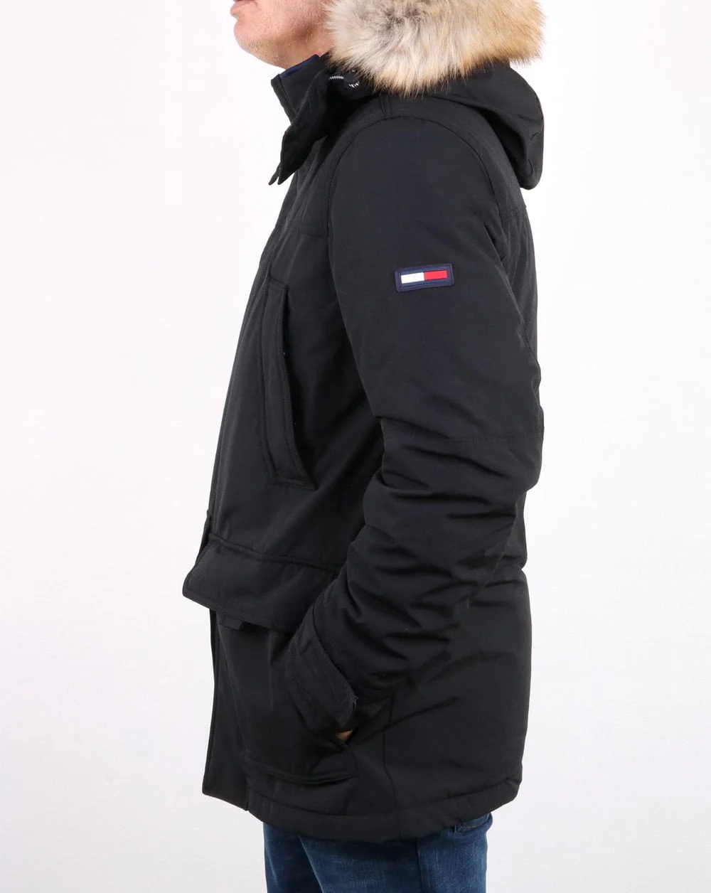 Tommy Hilfiger Technical Parka Tommy Black - Image 2