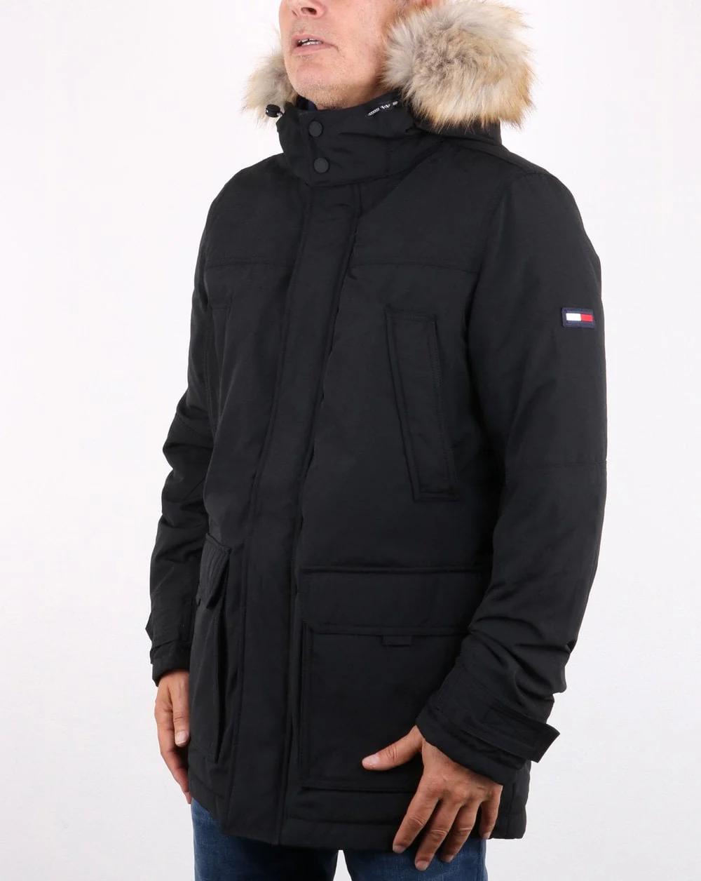 Tommy Hilfiger Technical Parka Tommy Black - Image 3