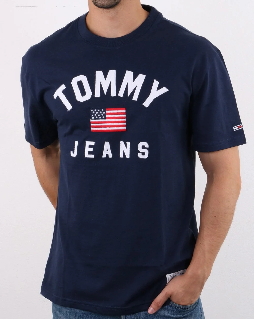 Tommy Hilfiger Usa Flag T-shirt Navy - Image 2
