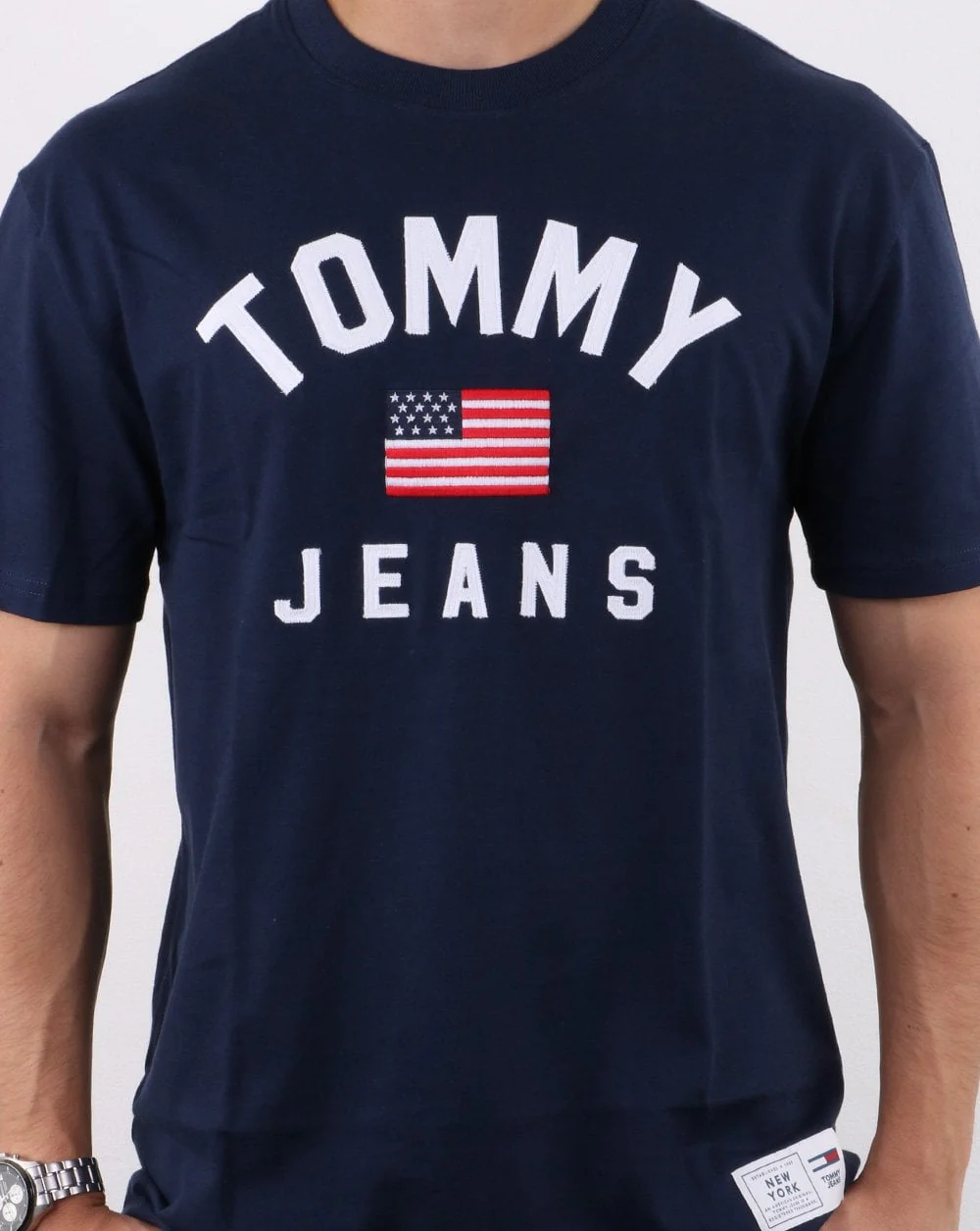 Tommy Hilfiger Usa Flag T-shirt Navy - Image 3