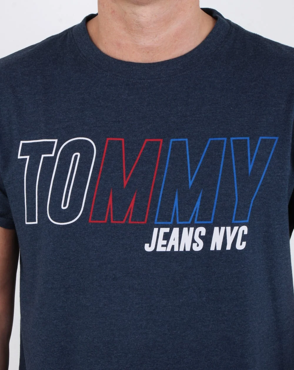 Tommy Hilfiger Vintage Graphic T Shirt Navy - Image 2