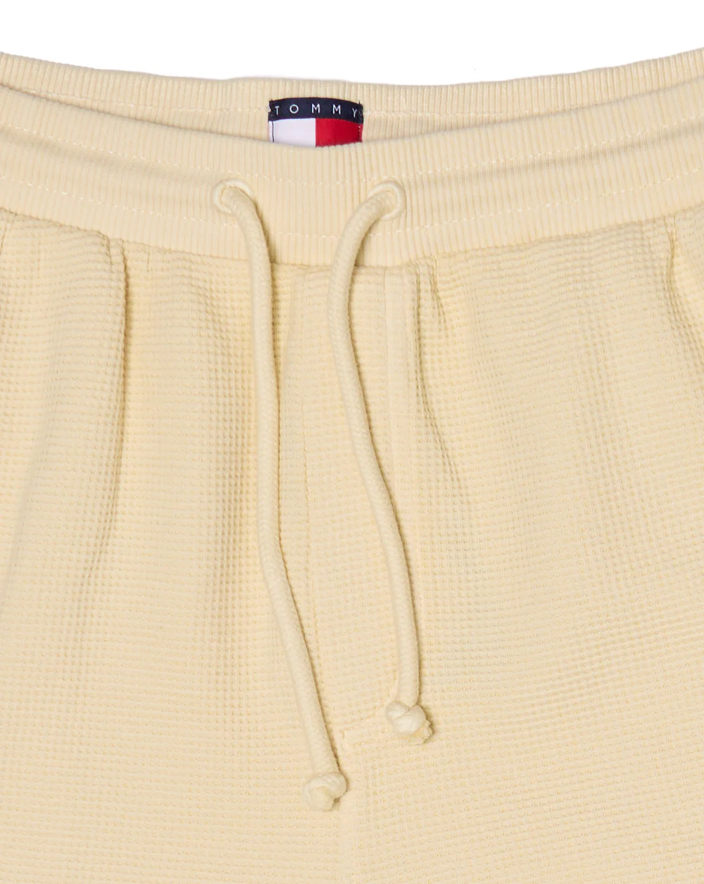 Tommy Jeans Washed Waffle Beach Shorts Calico White - Image 3