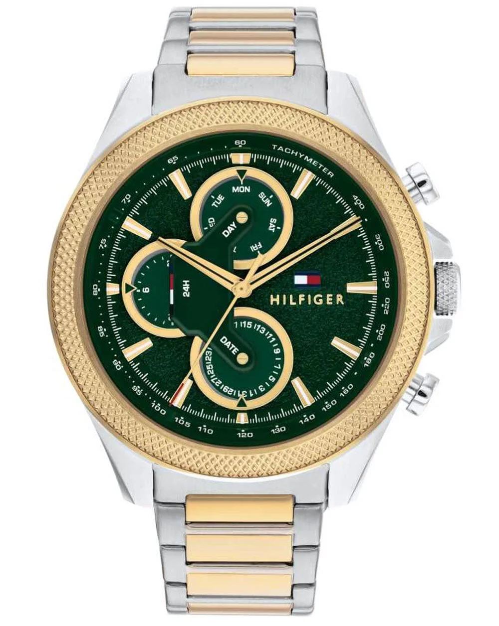 Tommy Hilfiger Watches Clark Watch Gold/Silver/Green
