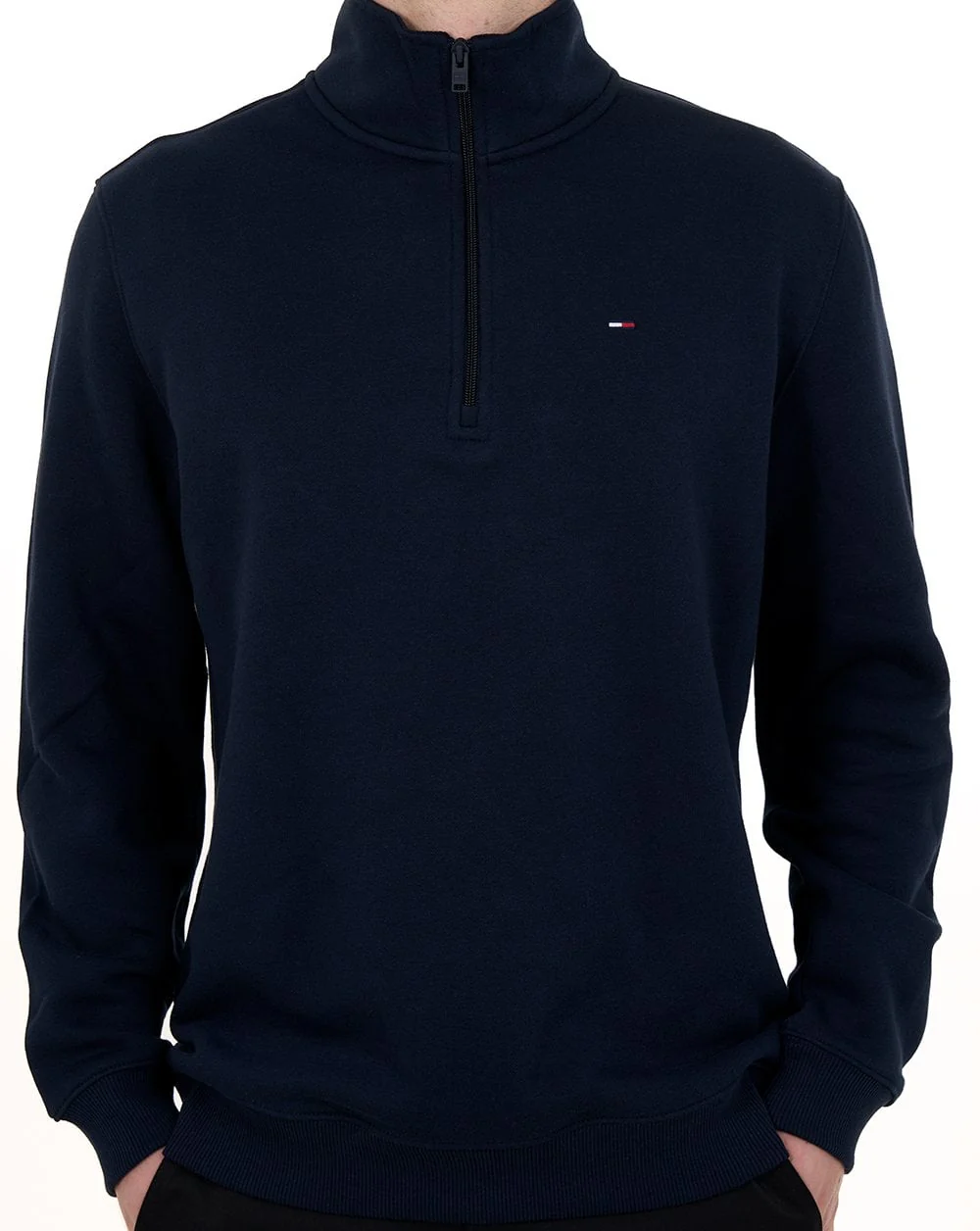 Tommy Jeans 1/4 Zip Sweater Dark Navy
