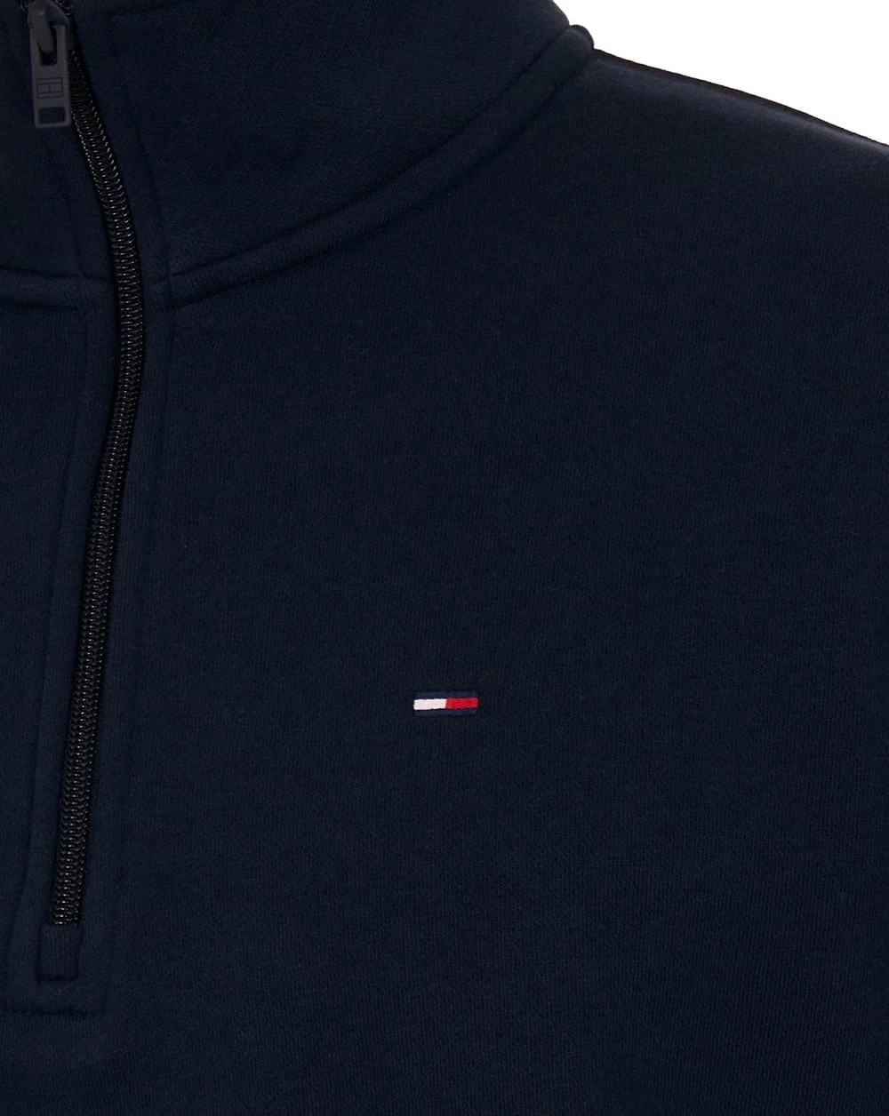 Tommy Jeans 1/4 Zip Sweater Dark Navy - Image 4