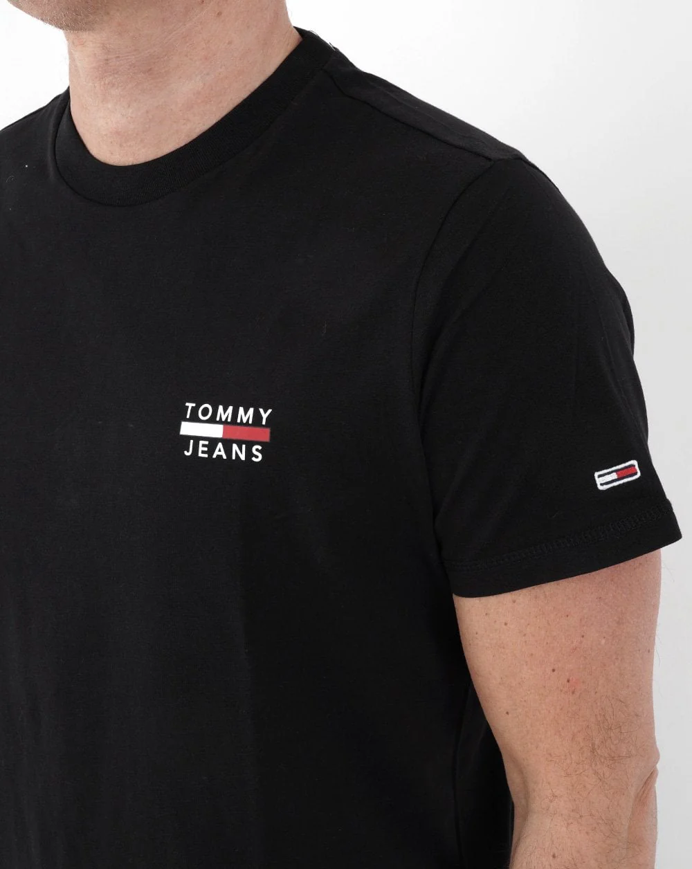 Tommy Jeans Chest Logo T-shirt Black - Image 2
