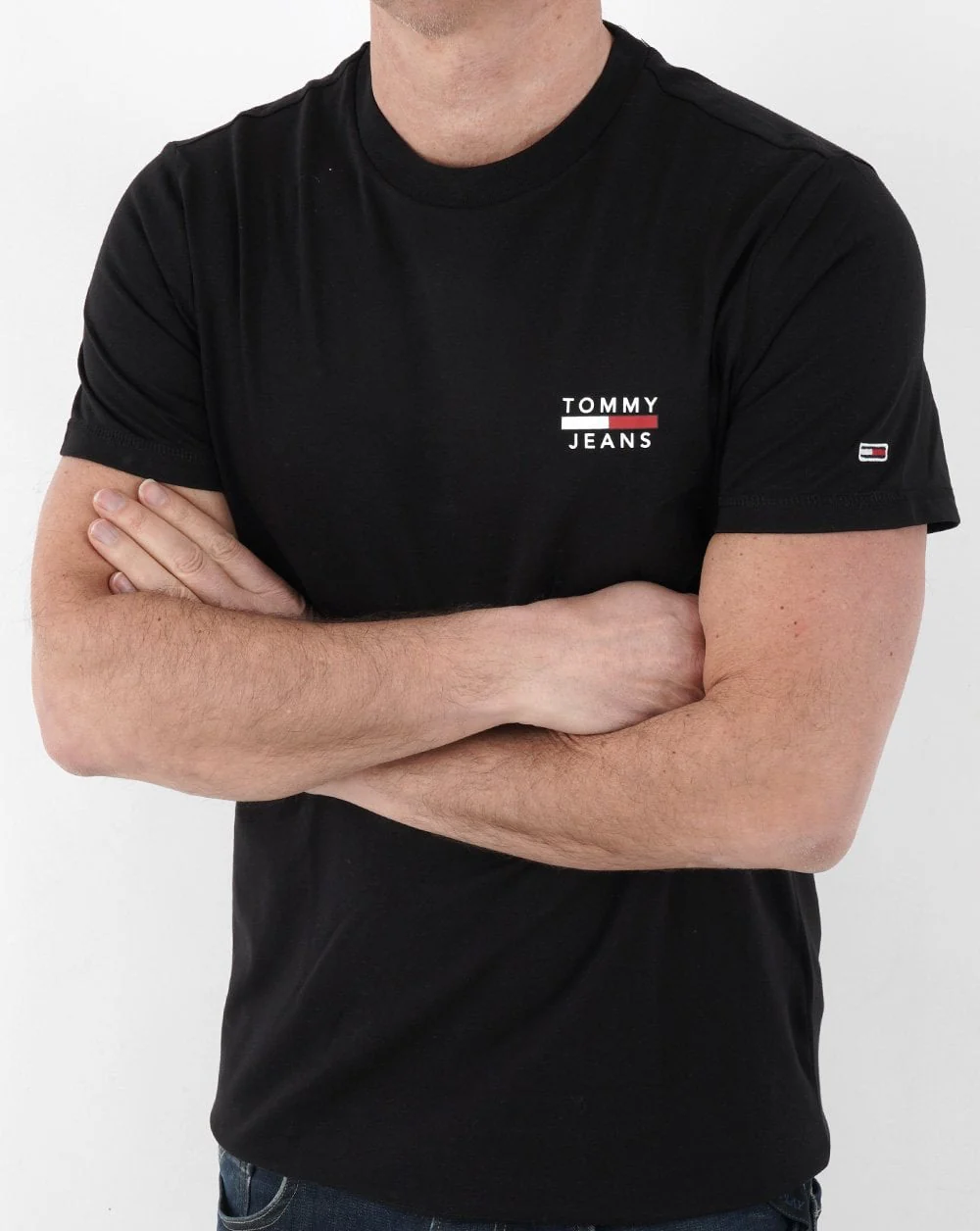 Tommy Jeans Chest Logo T-shirt Black - Image 3