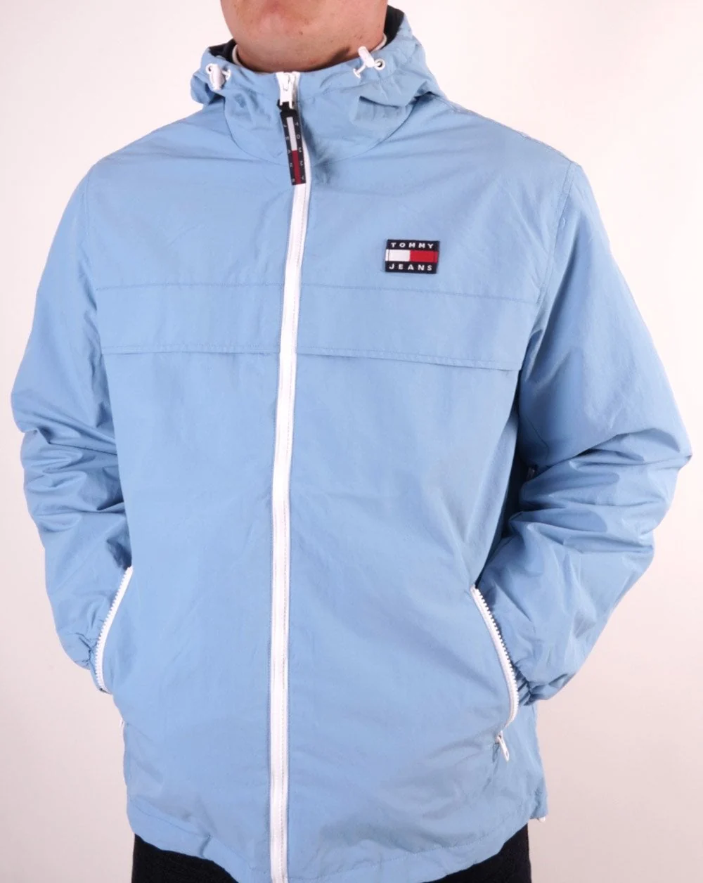 Tommy Jeans Chicago Windbreaker Sky Blue - Image 3