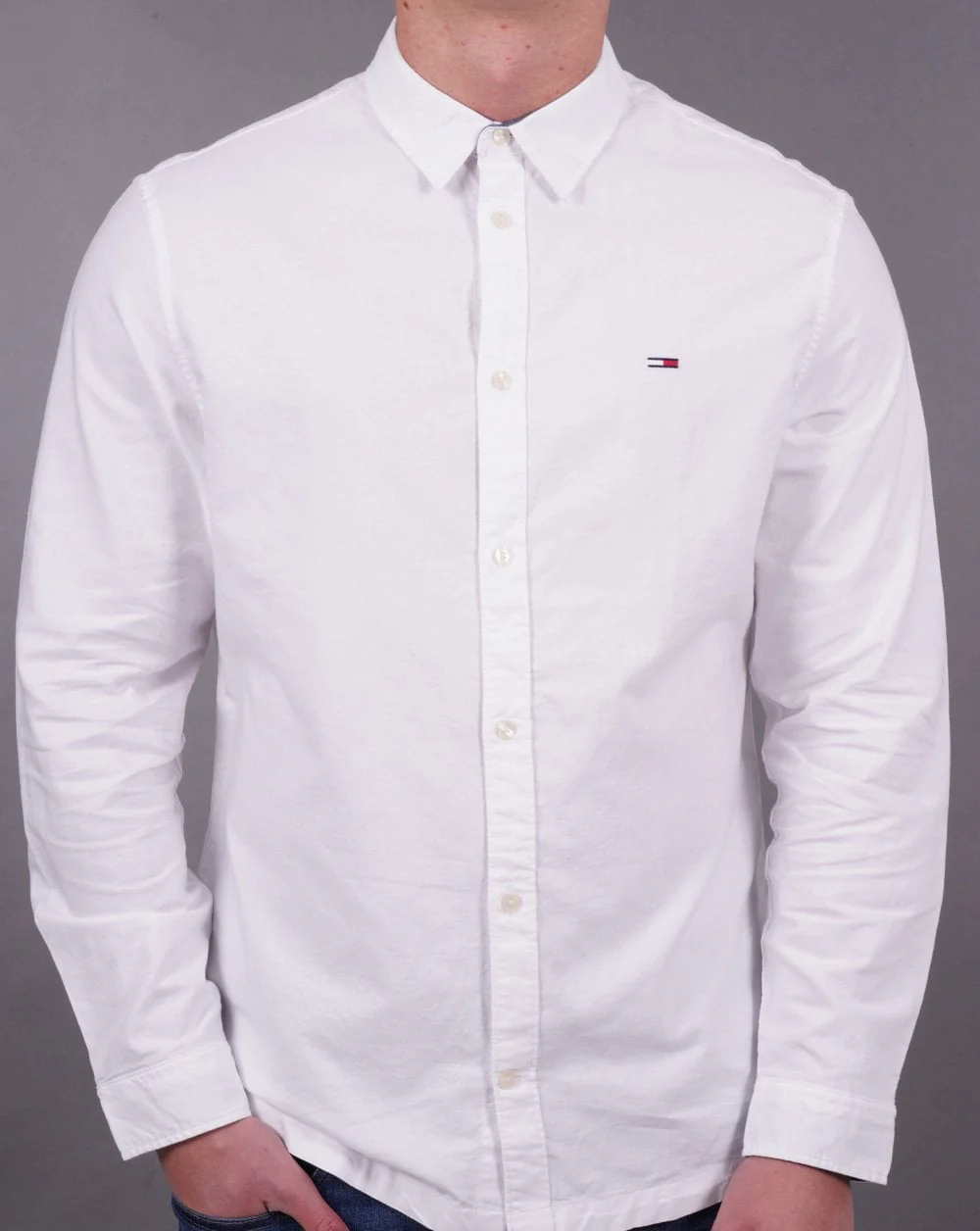 Tommy Jeans Classic Oxford Shirt White
