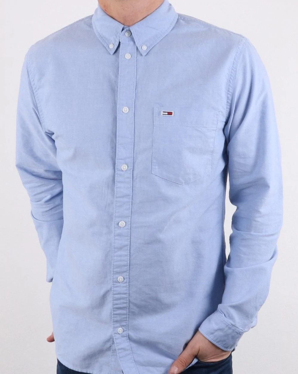 Tommy Jeans Classics Shirt Light Blue - Image 2