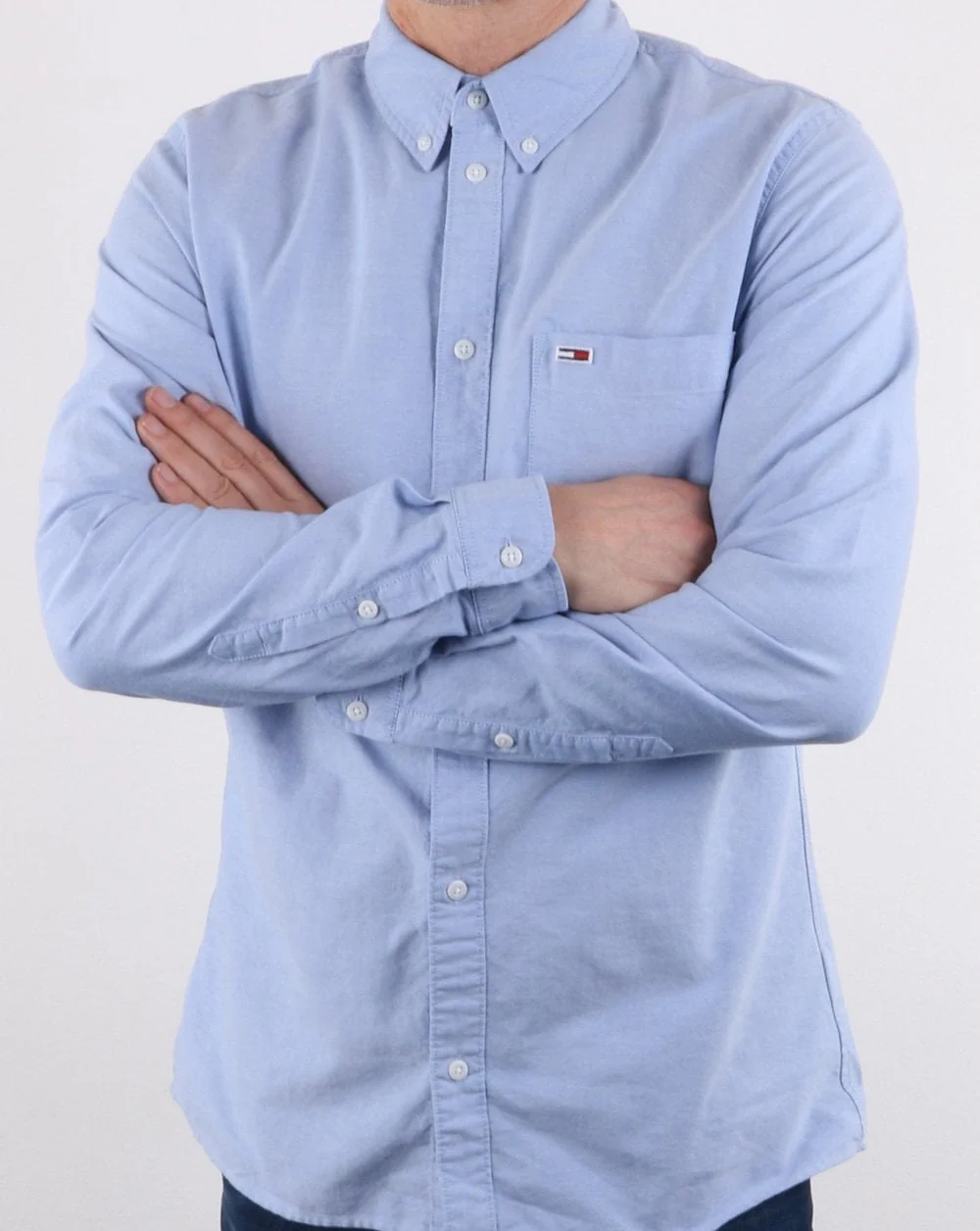 Tommy Jeans Classics Shirt Light Blue - Image 3