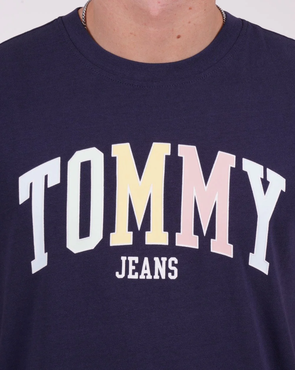 Tommy Jeans College Logo T-shirt Navy - Image 2