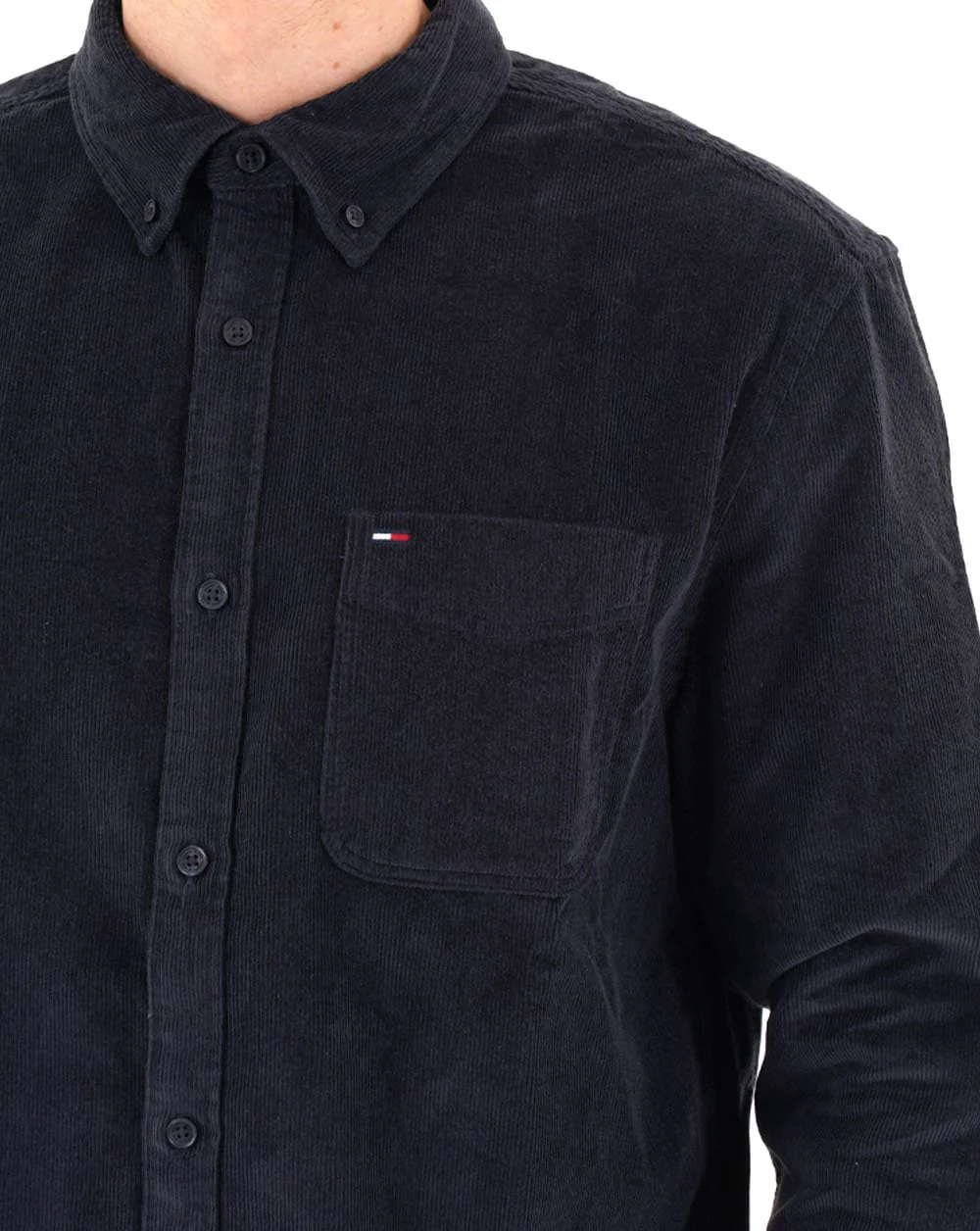 Tommy Jeans Corduroy Shirt Dark Navy - Image 2