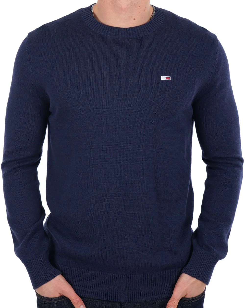 Tommy Jeans Crew Neck Jumper Navy