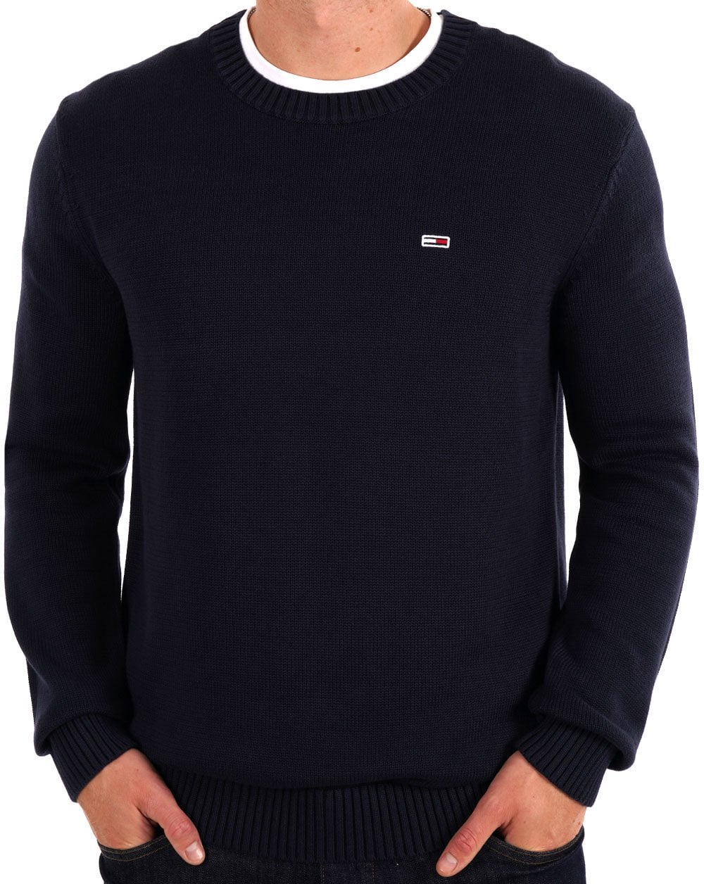 Tommy Jeans Crew Neck Jumper Navy