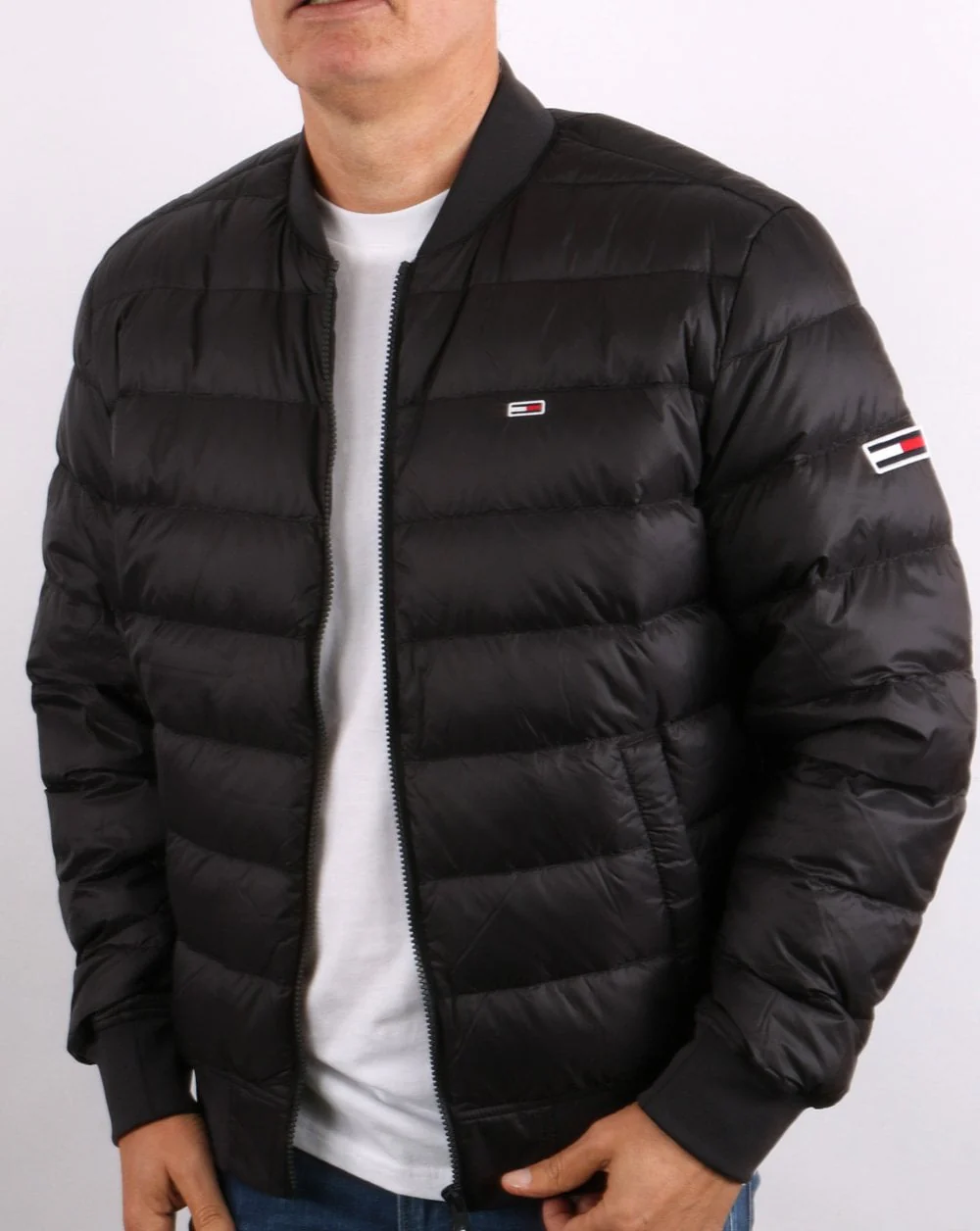 Tommy Jeans Down Bomber Jacket Black - Image 4