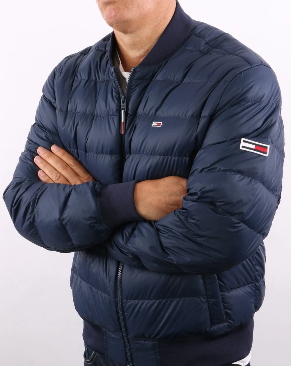 Tommy Jeans Down Bomber Jacket Navy - Image 4