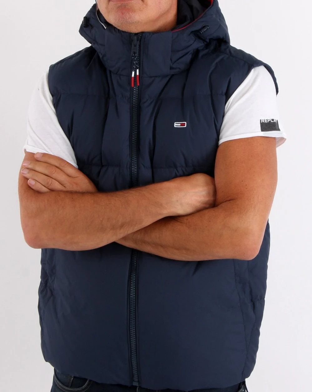 Tommy Jeans Down Gilet Navy - Image 3