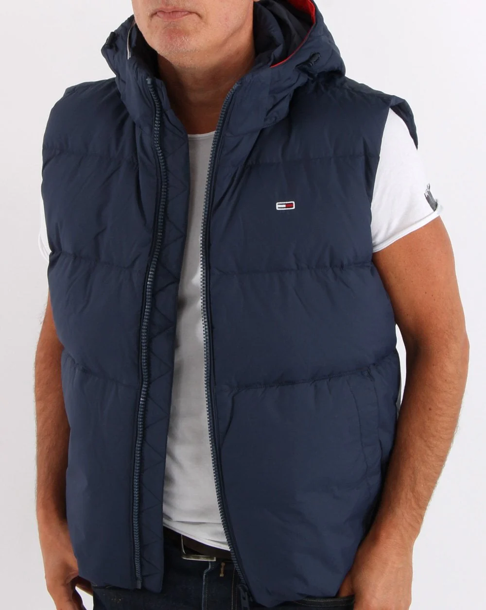 Tommy Jeans Down Gilet Navy - Image 4