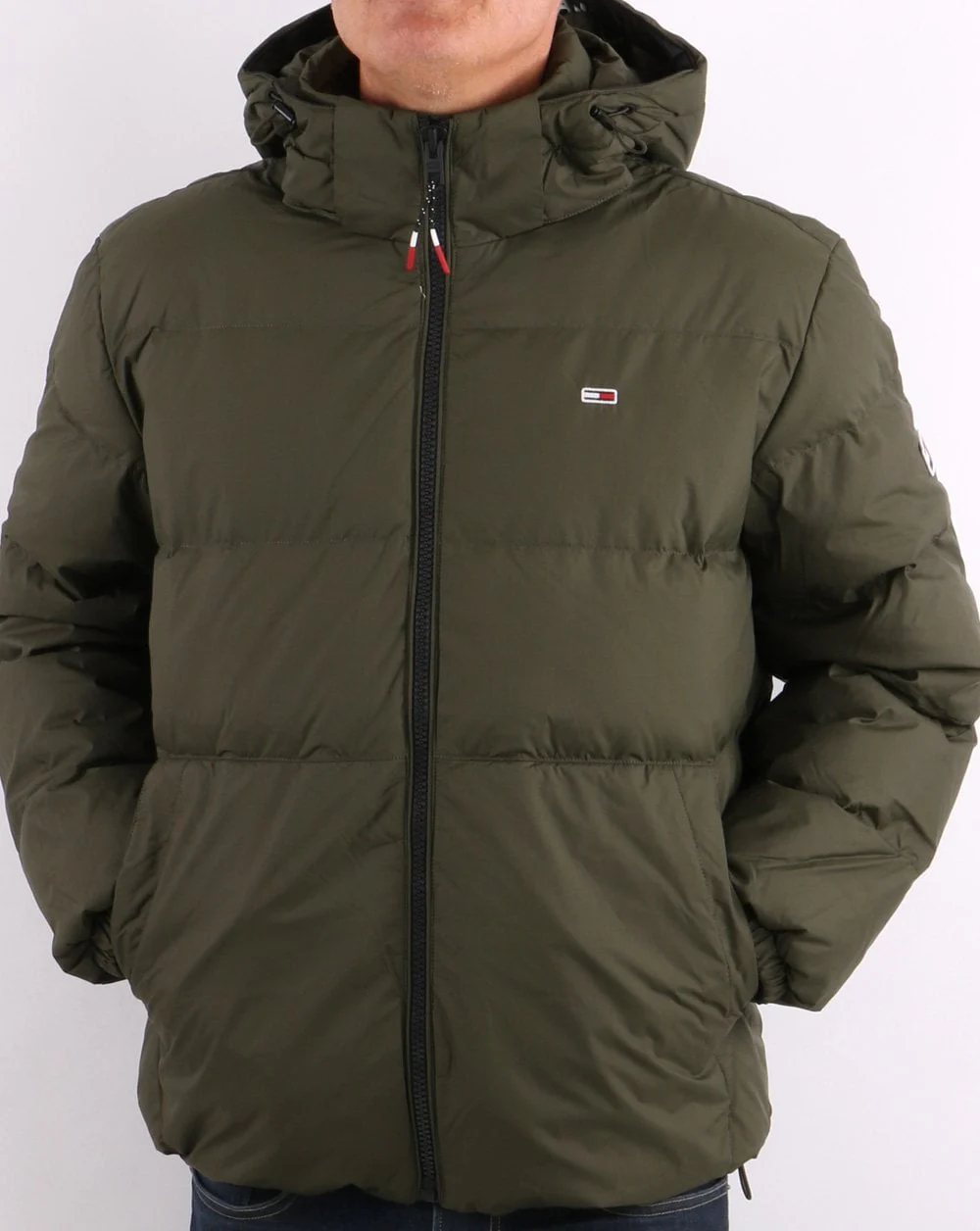 Tommy Jeans Down Jacket Dark Olive - Image 4