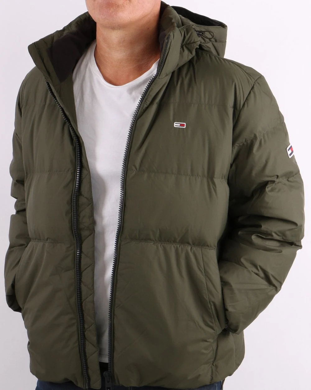 Tommy Jeans Down Jacket Dark Olive - Image 5